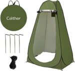 Ceither Pop up Privacy Tent Portable Camping Tent Outdoor Toilet Shower Tent Changing Dressing Room Fashion Privacy Shelter for Picnic Waterproof Bathroom
