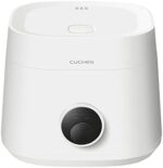 Cuchen CRE-D0601W Rice Cooker 6 Cup and Warmer, Detachable Clean Cover, Nonstick Inner Pot, White
