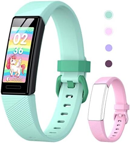 DIGEEHOT Kids Fitness Tracker Watch for Boys Girls Age 5-16, Waterproof Fitness Watch with Sleep Tracking, Calorie Counter, 11 Sport Modes Tracker and More - Kids Watch with Replaceable Band