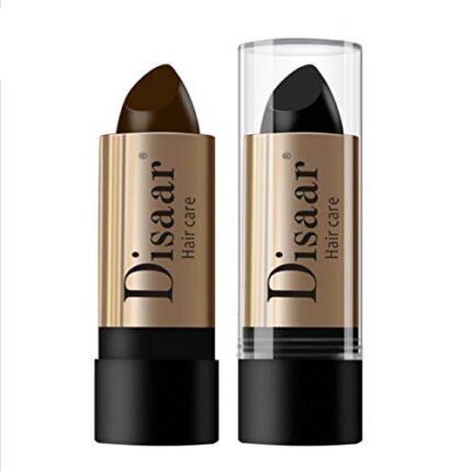 DISAAR Beauty Hair Care Balm Hide White Grizzle Hair Color Lipstick 10g (BLACK)