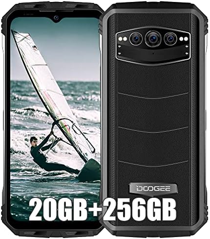 DOOGEE S100 Rugged Smartphone Unlocked 2023, MTK Helio G99 20GB+256GB Android 12 Cell Phone, 108MP + 20MP Night Vision Camera, 6.58" FHD+, 10800mAh 66W Charge, Dual SIM 4G Rugged Phone, NFC GPS OTG FM