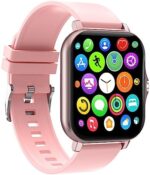 DOVIICO Smart Watch, Upgraded Fitness Full Touch Screen Smart Watch for iOS/Android Phones with Real Time Heart Rate Monitor, Blood Pressure/Oxygen Tracker with Smart Watches for Women Men