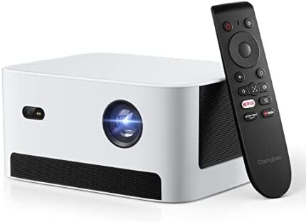 Dangbei Neo Smart Projector, Netflix Officially-Licensed Portable Projector with WiFi and Bluetooth, Compact Native 1080P Movie Projector, HDR10, Auto Keystone, Auto Focus, 2x6W Dolby Audio Speakers