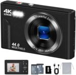 Digital Camera for Photography VJIANGER FHD 1080P Vide o Camera with 32GB TF Card 16X Digital Zoom Point and Shoot Camera Portable Small Camera for Kids Teens Students Boys Girls Seniors(X6-Black1)