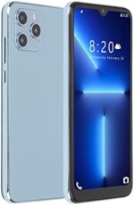 Dpofirs Pro Max Smartphone Unlock 4G, 6.1inch IPS HD Cell Phone for Android 11, Smart Phone Face Unlocking, 4GB+64G, WiFi,GPS, 4000mAh Battery, Gifts for Kids Seniors Backup Phone(Blue)