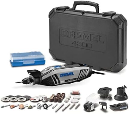 Dremel 4300-5/40 High Performance Rotary Tool Kit with LED Light- 5 Attachments & 40 Accessories- Engraver, Sander, and Polisher- Perfect for Grinding, Cutting, Wood Carving and Engraving , 9" Long