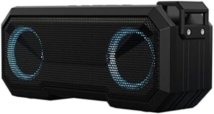 E-SHIDAI Bluetooth Speakers,Portable Bluetooth Speakers with Dual Speakers,Small But Powerful, 12 Hours Battery Life,Water Resistant IXP7,Portable Outdoor Speaker for Travel Camping Hiking (Black)