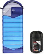 ETGLCOZY Sleeping Bags for Adults Kids Camping Backpacking, 3 Season Warm & Cool Weather, Lightweight Compact Camping Gear Must Haves Hiking Essentials Sleep Accessories