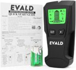 EVALD Electronic Stud Finder Wall Scanner | Wood and Metal Detector, Metal Pipe Locator, Joist Finder, Electric Wire Detector | Ideal for Cabinet, Art, and Picture Hanging and Home Improvement