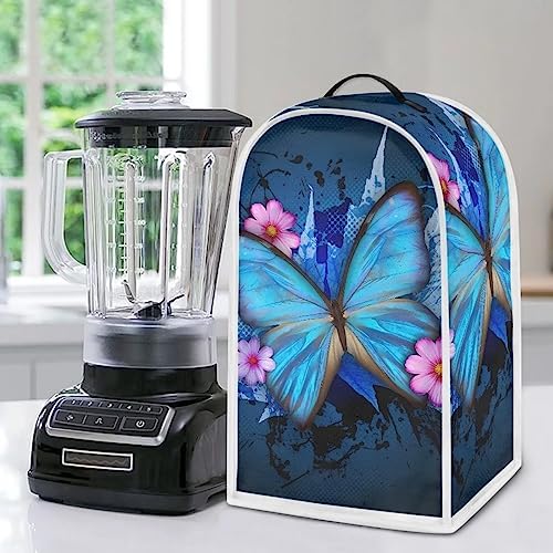 Eheartsgir Blue Butterfly Blender Cover Protector Kitchen Dust Cover Lightweight Eheartsgir Blue Butterfly Blender Cover Protector Kitchen Dust Cover Lightweight Stand Mixer Protection Appliance Cover for Home Decor
