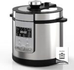Electric Pressure Cooker 6.34QT NAFEWIN 14-in-1 Electric Multi-Cooker Stainless Steel, Slow Cooker, Rice Cooker, Steamer, Sauté, Yogurt Maker, Warmer & Sterilizer, Recipes, 1000w, 110v