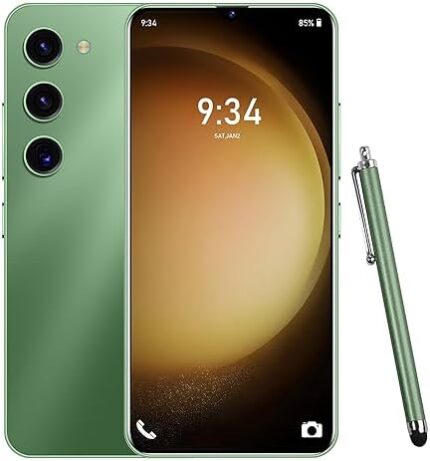 ExAchat C23 4G/5G Smartphone Unlocked, 6GB+256GB Android13 Phone Octa Core, 6.6" FHD+ Display 64 MP Camera 5800mAh Dual SIM Cell Phones GPS/Fingerprint Unlock/Face ID