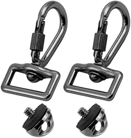 FEICHAO Camera Carabiner Hook Quick Release Set Compatible with Canon Nikon Sony DSLR Shoulder Sling Strap Belt