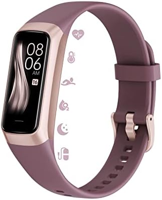 Fitness Watch 1.10" AMOLED Color Display Smart Watches IP67 Waterproof Step Counter Watch with Heart Rate/BP/SPO2/Sleep Monitor Fitness Tracker for Sports Calories Activity Tracker for Android iOS