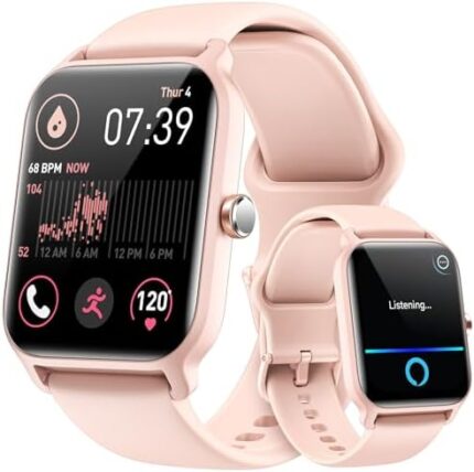 Fitpolo Smart Watch for Women, 1.8" Fitness Watch with Alexa, 100+ Sports Activity Trackers for Android iPhone(Answer/Make Call), Womens Smart Watches with Heart Rate Sleep SpO2 Monitor