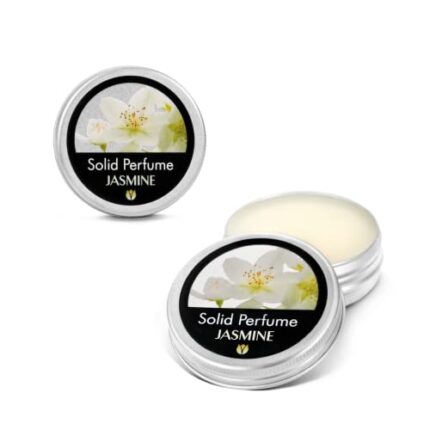 Flowerland Solid Perfume - Portable Pocket Balm Perfume Perfect for Travel Use - Natural Fragrance Parfum for Men and Women - Natural & Vegan - Jasmine (30ml)