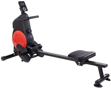Foldable Rowing Machines Rowing Machine Foldable, Exercise Rowing Machine for Home Indoor Rower Fitness Cardio, Hd Data Display, Resistance Adjustment, Maximum Load 120kg, Abdominal Training