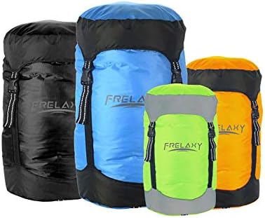 Frelaxy Compression Sack, 40% More Storage! 11L/18L/30L/45L/52L Compression Stuff Sack, Water-Resistant & Ultralight Sleeping Bag Stuff Sack - Space Saving Gear for Camping, Hiking, Backpacking