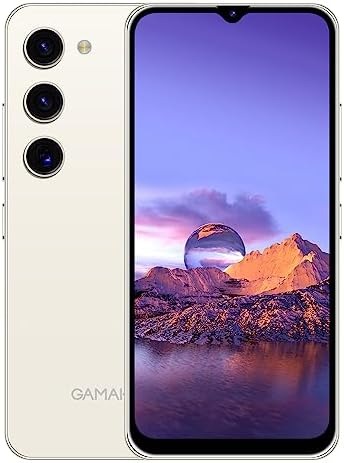 GAMAKOO G23 Unlocked Cell Phone 64GB+4GB Dual SIM 6.52” 4000mAh Battery 4G Android Smartphone 13MP+8MP Camera (White)