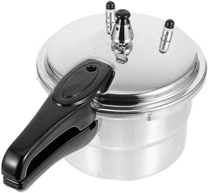 GANAZONO Stovetop Aluminum Pressure Cooker 20cm High Pressure Canner Canning Cooker Pot Instant Fast Cooking Steam for Induction Gas Stove Stovetop