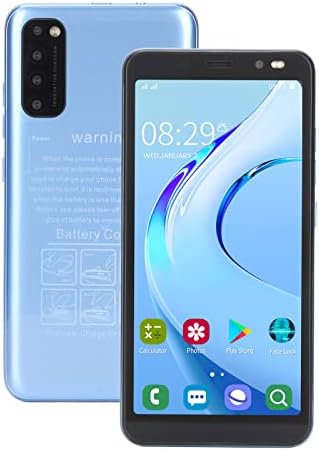 GOWENIC Rino4 Pro Unlocked Smartphones, 5.45 Inch HD Screen Cell Phone, 512MB RAM 4GB ROM Cell Phones Unlocked, for Android Dual SIM Dual Standby Smartphone with Face Recognition(Blue)