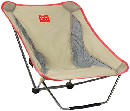 GRAND TRUNK Mayfly Low Profile Ground Chair for Festival, Concert, Camping & Beach | Reclining, Packable, Lightweight, Quick & Easy Setup