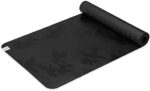 Gaiam Dry-Grip Yoga Mat - 5mm Thick Non-Slip Exercise & Fitness Mat for Standard or Hot Yoga, Pilates and Floor Workouts - Cushioned Support, Non-Slip Coat - 68 x 24 Inches