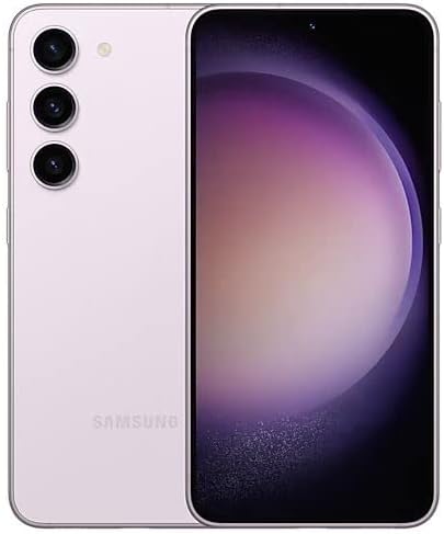 Galaxy S23 Cell Phone, SIM Free Factory Unlocked Android Smartphone, 256GB Storage, 50MP Camera, Night Mode, Long Battery Life, Adaptive Display, Korean International Version, 2023, Lavender