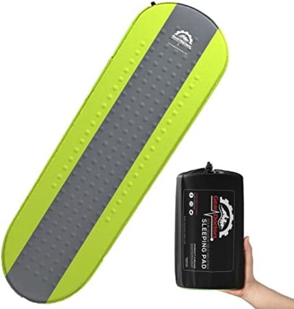 Gear Doctors Camping Pads Self Inflating Ultralight Apollo air 4.3-5.2 R Insulated Camping mats 1.5-3.3 in Must Haves Inflatable Foam air Sleep mat self Inflating air Mattress for Camping cot