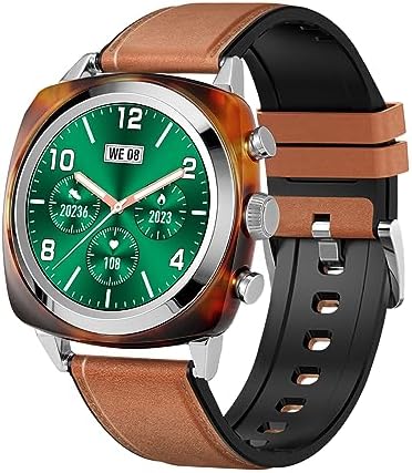Getfitsoo Smartwatch for Women, Waterproof Bluetooth Call Smartwatch for Android iOS Phones, Round Touch Screen Fitness Digital Watch with 100+ Sports Modes/Health Monitor/AI Voice