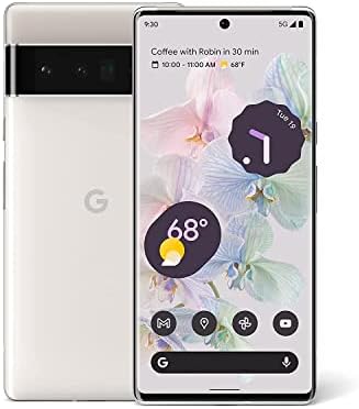 Google Pixel 6 Pro - 5G Android Phone - Unlocked Smartphone with Advanced Pixel Camera and Telephoto Lens - 256GB - Cloudy White