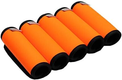 Gowraps Neoprene Luggage Handle Wrap 5pcs Pack Neon Luggage Tags/Identifiers Bright Luggage Markers Airport Travel Accessories for Luggage/Suitcase