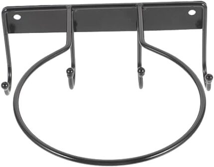 HEALEEP 1 Set Basketball Hoop Storage Shelves Balls Rack Basketball Holder Balls Shelf Soccer Holder Soccer Storage Holder Basketball Display Stand Sports Ball Rack Household Metal Bracket