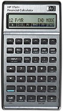 HP 17BII+ Financial Calculator, Silver