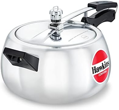 Hawkins HC50 Contura 5-Liter Pressure Cooker, Small, Aluminum