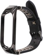 Hemobllo Watch Bracelet Wristband Replacement Leather Strap Bracelet Adjustable Replacement Compatible for Mi 5 Stainless Steel Leather Bracelet Smart Bands Smart Bands Smart Watch Bands