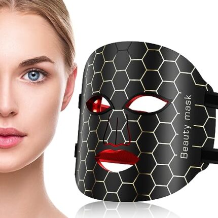 Hendoct Red Light Therapy For Face LED Face Mask Light Therapy, Red Light Therapy Mask, Blue & Red Light Therapy Mask for Facial Skin Care