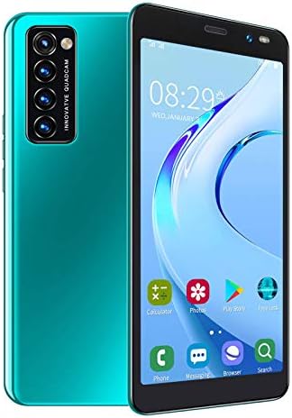 Hilitand 5.45 inch Smartphone, HD Full Screen Unlocked Cell Phones, for Android 4.4.2 Face Fingerprint Smart Phone, 512MB/4GB, Camera Mobil Phone, 1500mAh Battery, 128GB Extension (Green)
