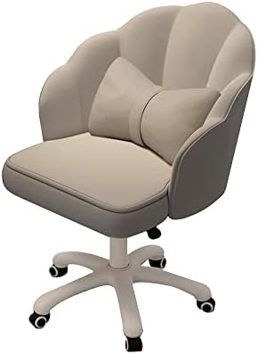Home Office Desk Butterfly Chair with Mid-Back Upholstered Modern Tufted Computer Task Chair Swivel Height Adjustable Velvet Accent Chair……