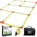 Hoverphenix Pickle Ball Court Marking Kit, Portable Temporary Pickle Ball Lines Come with Gift Box, Tape and Storage Bag for Outdoor or Indoor Court, No Measuring Needed