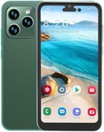 I14pro max Unlocked Smartphone 4G, Unlocked Cell Phone with 6.1 Inch LCD 720P IPS HD Screen, Support Dual Camera, Face Unlock, Dual SIM 3G Mobile Phone, MTK6737, 4G 48G, Dual Band 5G WiFi(Dark Green)