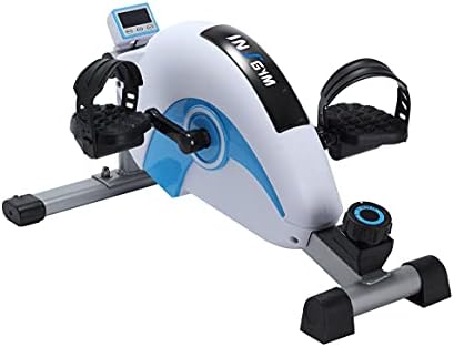 INSGYM Sitting Mini Exercise Bike - Recumbent Exercise Bikes For Home Steppers Exercise For Seniors While Sitting Under Desk Bike Exercise Equipment Hands Bike Pedal Exerciser IPE210
