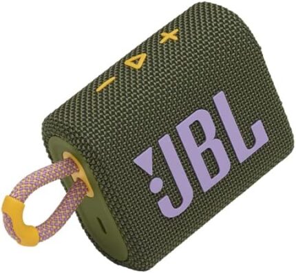 JBL Go 3 Portable Waterproof Wireless IP67 Dustproof Outdoor Bluetooth Speaker (Green)