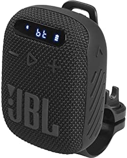 JBL Wind 3 Portable Bluetooth Speaker and FM Tuner Radio for Bike Handlebars