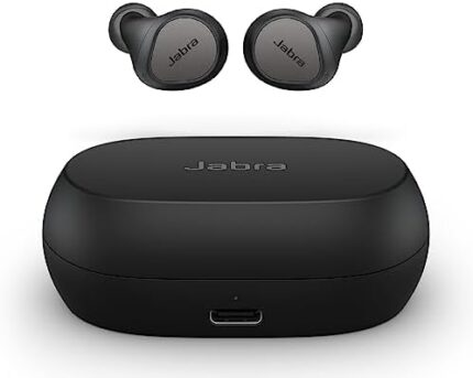 Jabra Elite 7 Pro in Ear Bluetooth Earbuds - Adjustable Active Noise Cancellation True Wireless Buds in a Compact Design MultiSensor Voice Technology for Clear Calls - Titanium Black