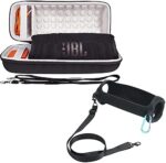 Khanka Hard and Silicone Case Replacement for JBL Charge 4 / JBL Charge 5 Portable Waterproof Wireless Bluetooth Speaker