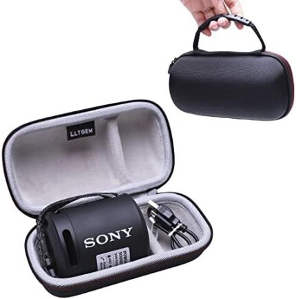 L LTGEM Case for Sony SRS-XB13/XB12/XB10/XB100 Bluetooth Speaker - Travel Protective Carrying Storage Bag(Grey)
