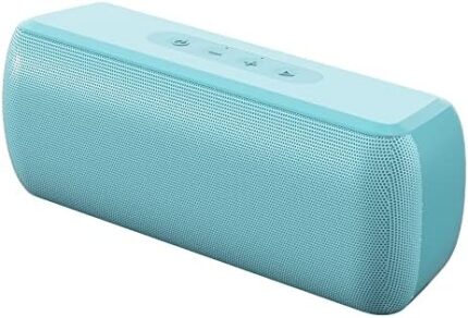 LENRUE Bluetooth Speaker,Wireless Portable Speakers with TWS, 16H Playtime,Loud Clear Sound for Home,Travel and Outdoor,Handfree Calls Compatible with for iPhone (Powder Blue)