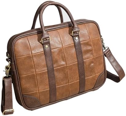 LIGHTAOTAO Briefcase Mens Computer Bag Travel Bag Organizer Man Bag for Men Crossbody Male Briefcase Business Travel Briefcase Pu Business Bag Computer Storage Bag Single-shoulder Bag Vintage