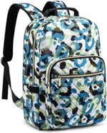 LOVEVOOK Laptop Backpack for Women 15.6 inch,Cute Womens Travel Backpack Purse,Professional Laptop Computer Bag,Waterproof Work Business College Teacher Bag Carry on Backpack with USB Port,Flower